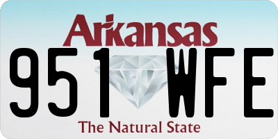 AR license plate 951WFE