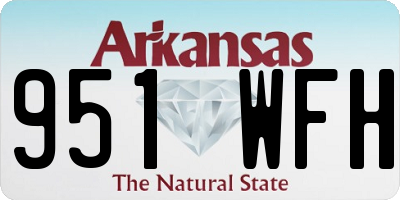 AR license plate 951WFH