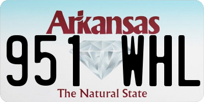 AR license plate 951WHL