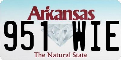 AR license plate 951WIE