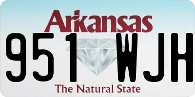 AR license plate 951WJH