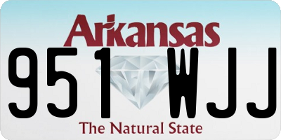 AR license plate 951WJJ
