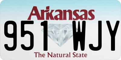 AR license plate 951WJY