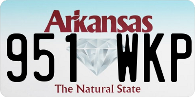 AR license plate 951WKP