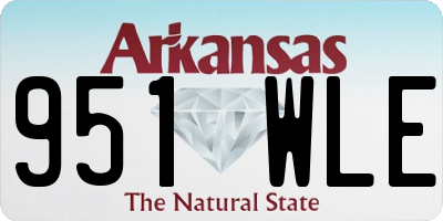 AR license plate 951WLE