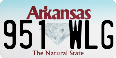 AR license plate 951WLG