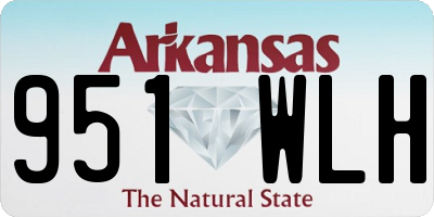 AR license plate 951WLH