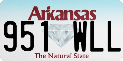 AR license plate 951WLL