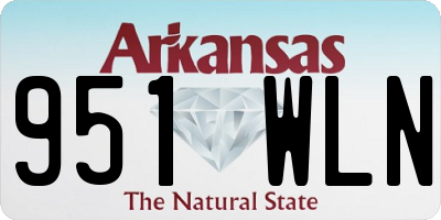 AR license plate 951WLN