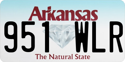 AR license plate 951WLR
