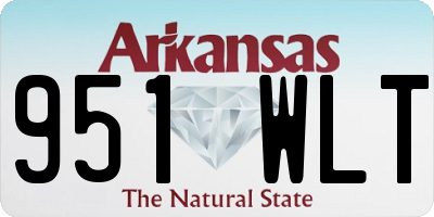 AR license plate 951WLT