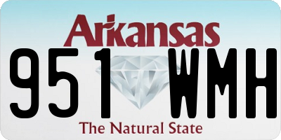 AR license plate 951WMH