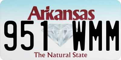 AR license plate 951WMM