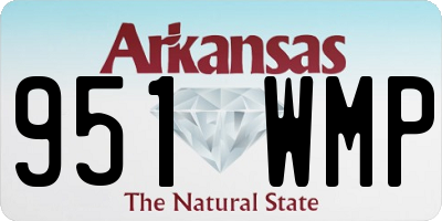 AR license plate 951WMP