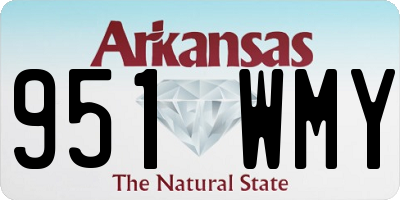 AR license plate 951WMY