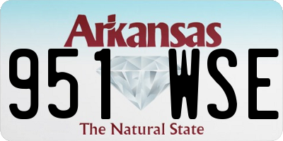 AR license plate 951WSE