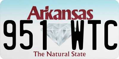 AR license plate 951WTC