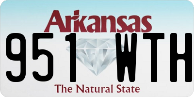 AR license plate 951WTH