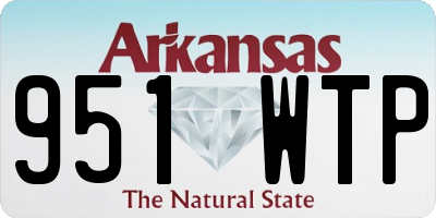 AR license plate 951WTP