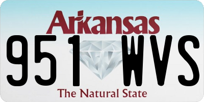 AR license plate 951WVS