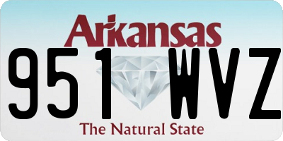 AR license plate 951WVZ