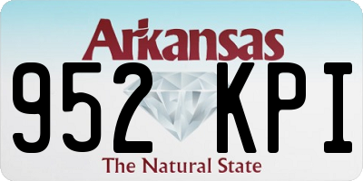 AR license plate 952KPI