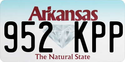 AR license plate 952KPP