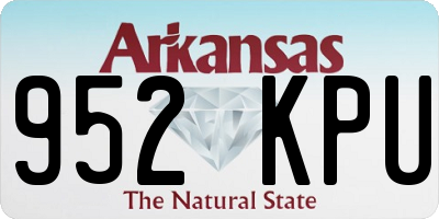 AR license plate 952KPU