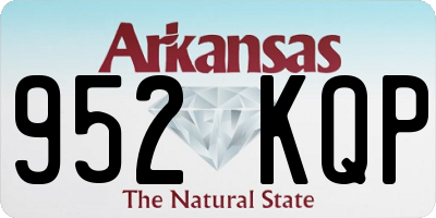 AR license plate 952KQP