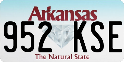 AR license plate 952KSE