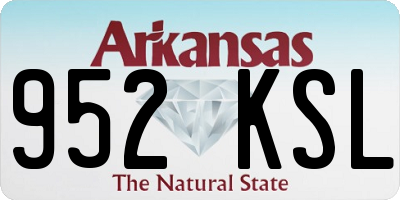 AR license plate 952KSL