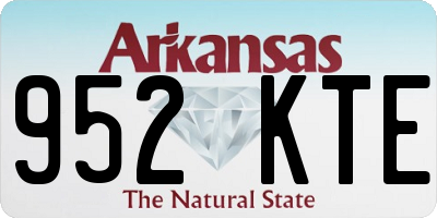 AR license plate 952KTE