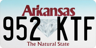 AR license plate 952KTF