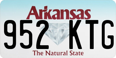 AR license plate 952KTG