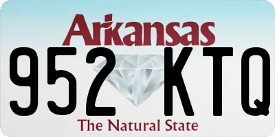 AR license plate 952KTQ