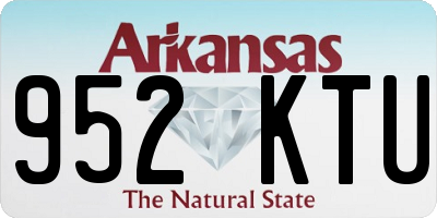 AR license plate 952KTU