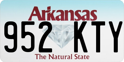 AR license plate 952KTY