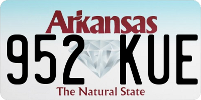 AR license plate 952KUE