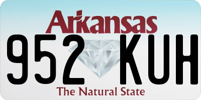 AR license plate 952KUH