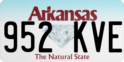 AR license plate 952KVE