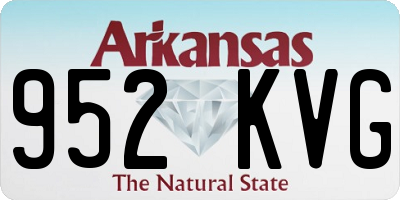 AR license plate 952KVG