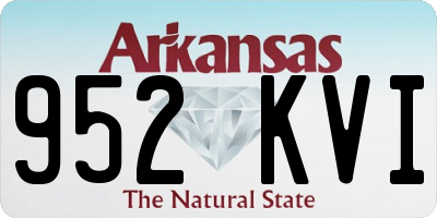 AR license plate 952KVI