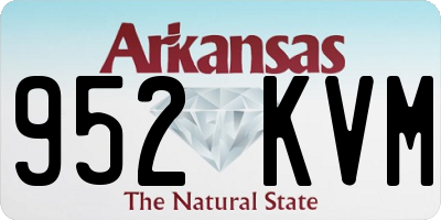 AR license plate 952KVM