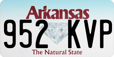 AR license plate 952KVP