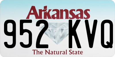 AR license plate 952KVQ