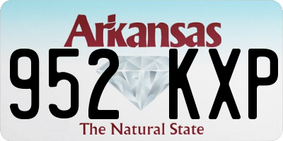 AR license plate 952KXP