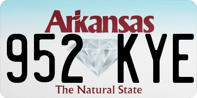 AR license plate 952KYE