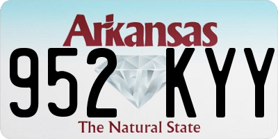 AR license plate 952KYY