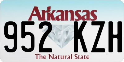 AR license plate 952KZH