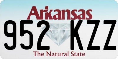 AR license plate 952KZZ